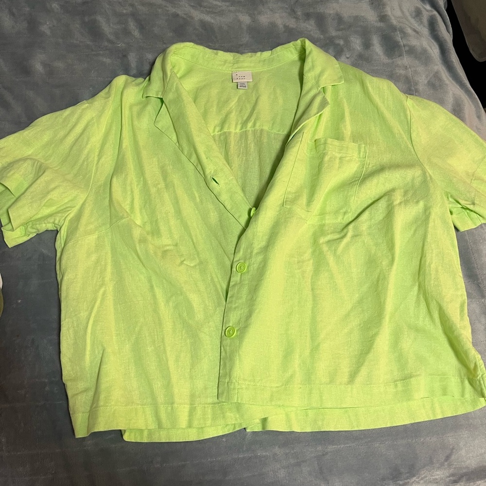 A New Day Bright Lime Shirt